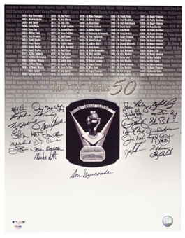 Cy Young Award 16x20 Photo Signed By (27) Former Award Winners